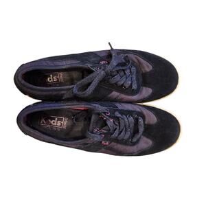 NWOT Keds Black Suede And Jersey Sz 8 Sneakers